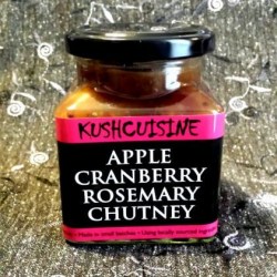 Apple Cranberry Rosemary Chutney
